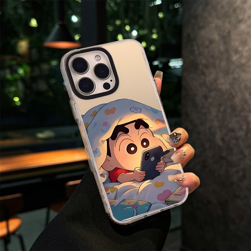 Crayon Shin-Chan Cute Cartoon Phone Case for Apple 17 Pro Max