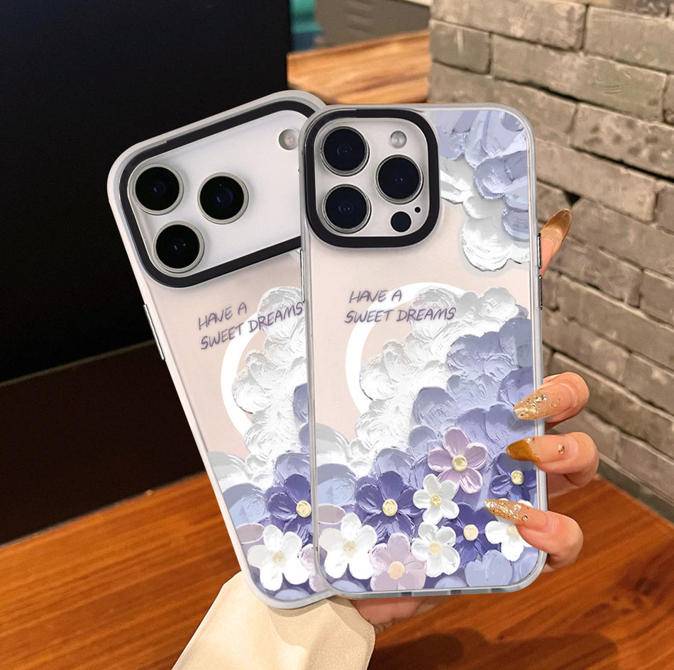 Chinese-Style Oil Painting Phone Case for Apple 17 Pro Max