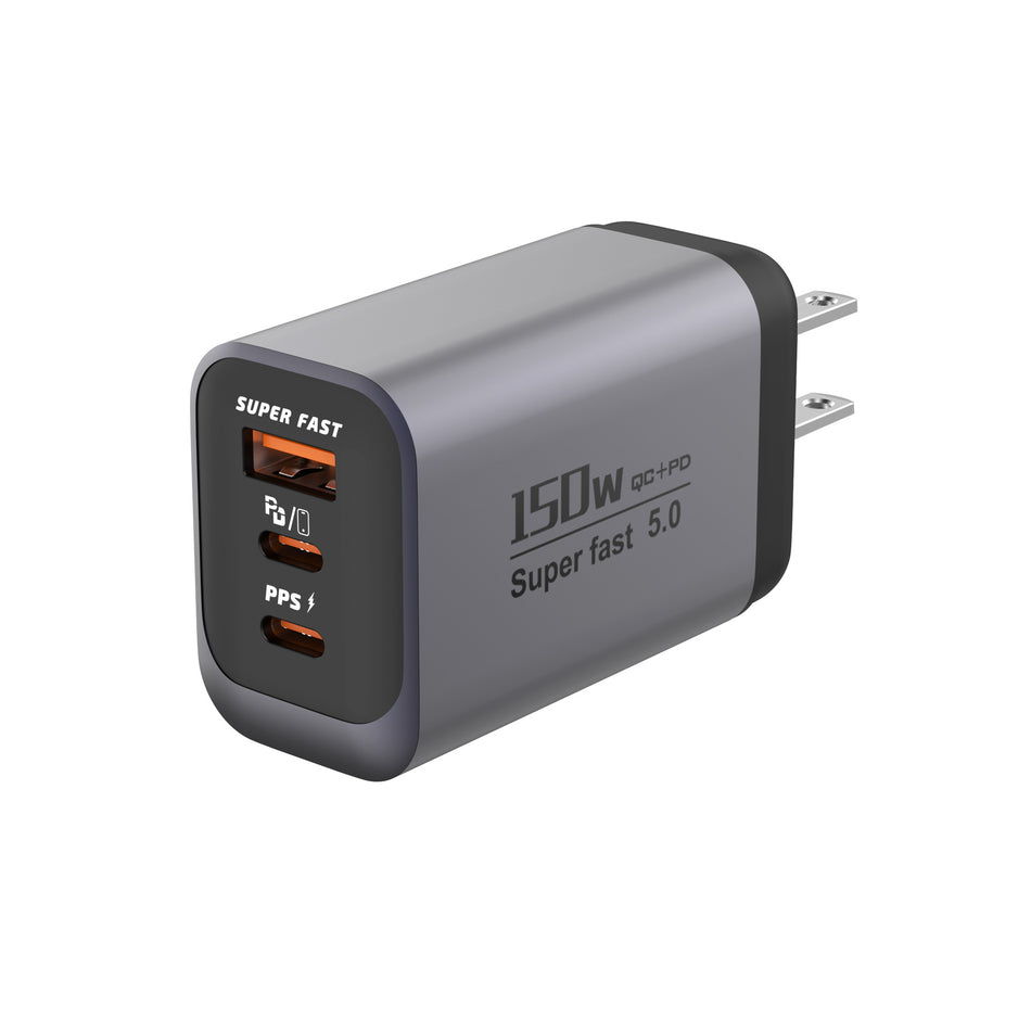 150W Multi-Port USB-C PD Fast Charging Power Adapter
