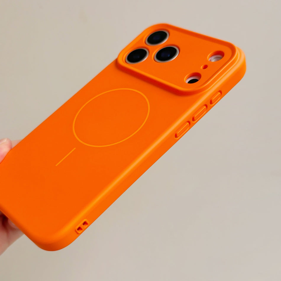 Liquid Silicone Magnetic Protective Case for iPhone 17 Pro Max