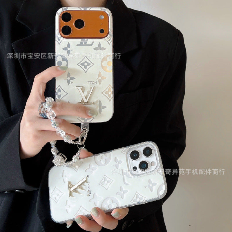 Light Luxury PU Leather Phone Case with Card Slot for iPhone 17