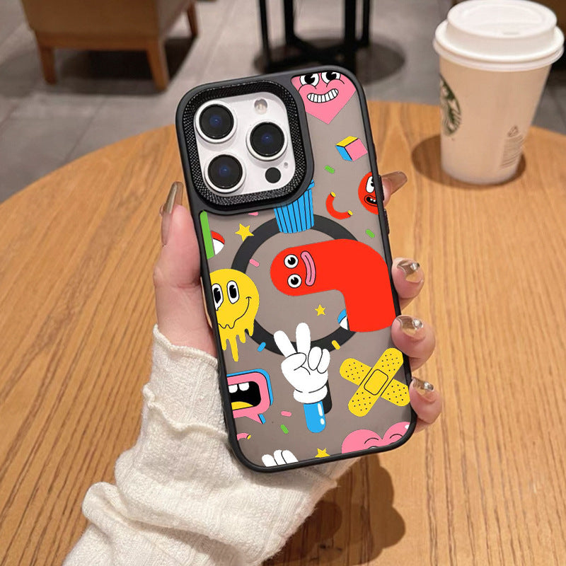 Matte Magnetic Anti-Fall Phone Case for iPhone 17 Pro Max