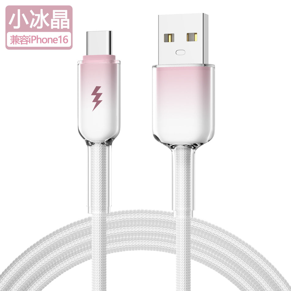 USB to Type-C Fast Charging Data Cable for Apple and Samsung