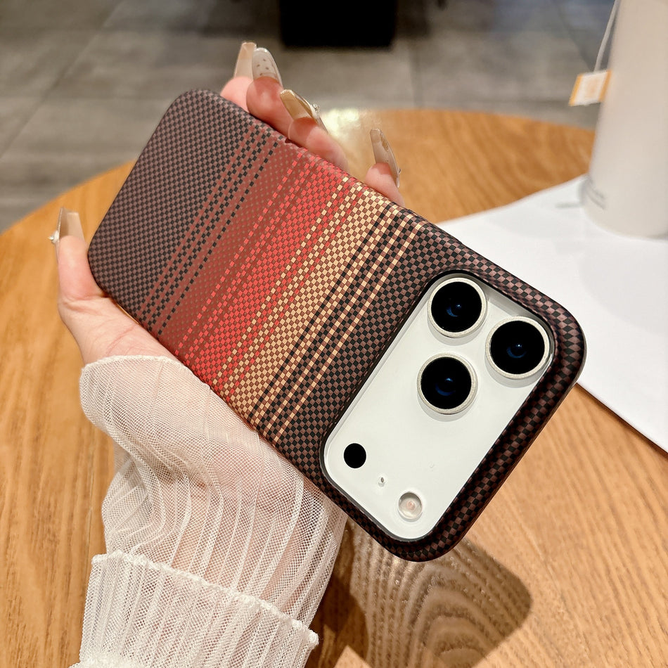 Carbon Fiber Magnetic Case for iPhone 18 Pro Max and 17