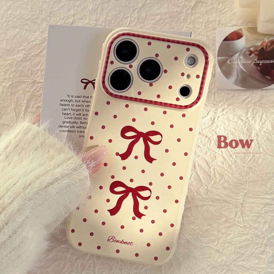 Heart Love Pattern Phone Case for iPhone 15 16 Pro 17 Pro Max