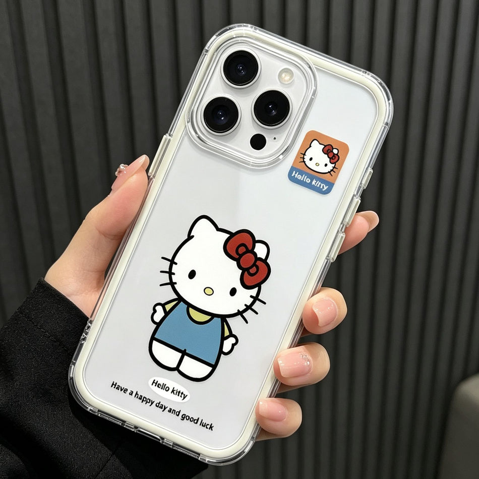 Cute Hello Kitty Phone Case for iPhone 14 15 16 17 Pro Max