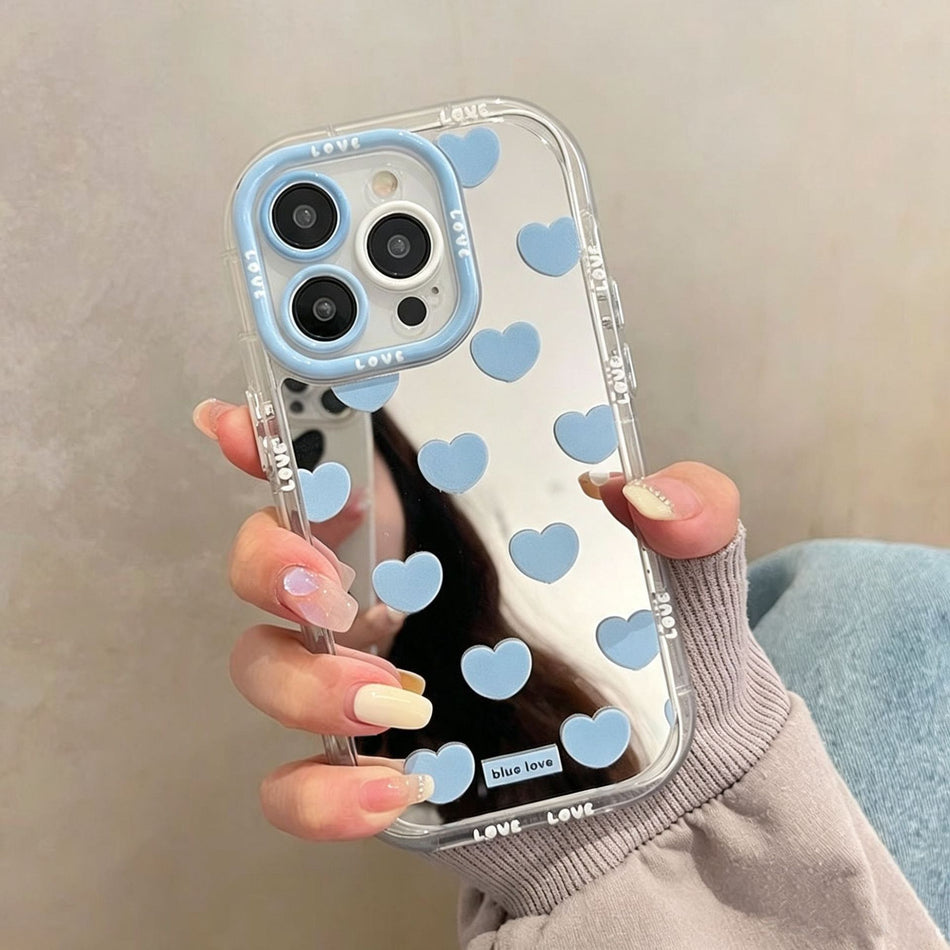 Shin-chan Cartoon Mirror Phone Case for iPhone 14 Plus 15 16 Pro 17 Pro Max