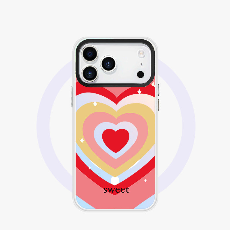 Colorful Laser Magnetic Phone Case for iPhone 15 16 Pro