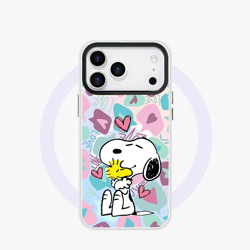 Colorful Laser Magnetic Phone Case for iPhone 15 16 Pro Max