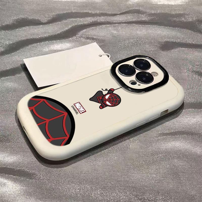 Premium Matte Spider-Man Silicone Phone Case for iPhone 15 Pro Max