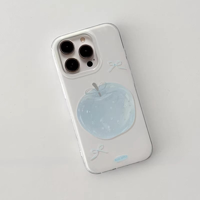 Blue Apple IMD Double-Layer Anti-Drop Phone Case for iPhone 16 Pro Max