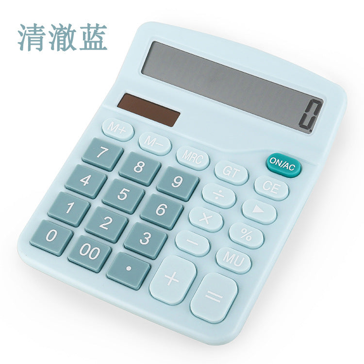 12-Bit Solar & Battery Large-Screen Calculator