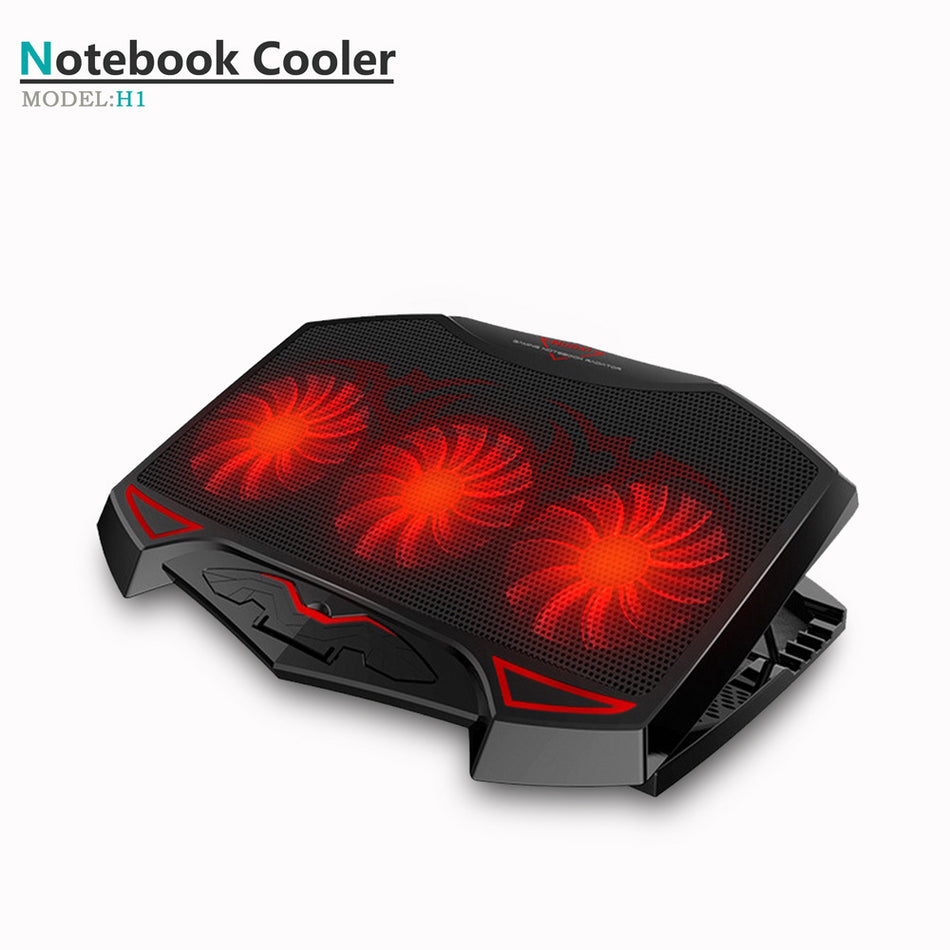 3-Fan Adjustable Laptop Cooling Stand for Work & Play