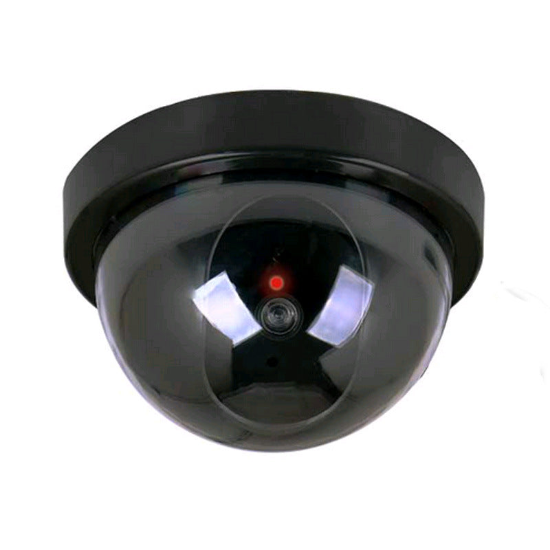 Fake Security Camera – Artificial Hemispheric Monitoring Camera with Light