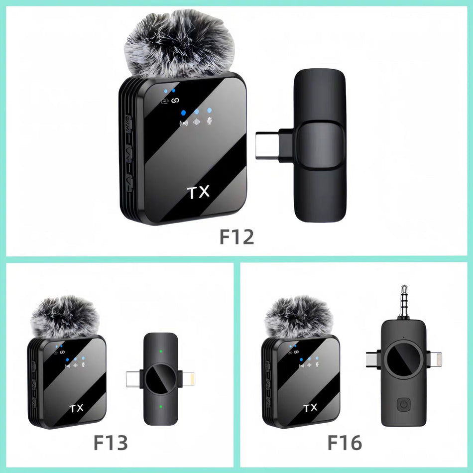 Wireless Lavalier Microphone F16 – Outdoor Live Broadcast