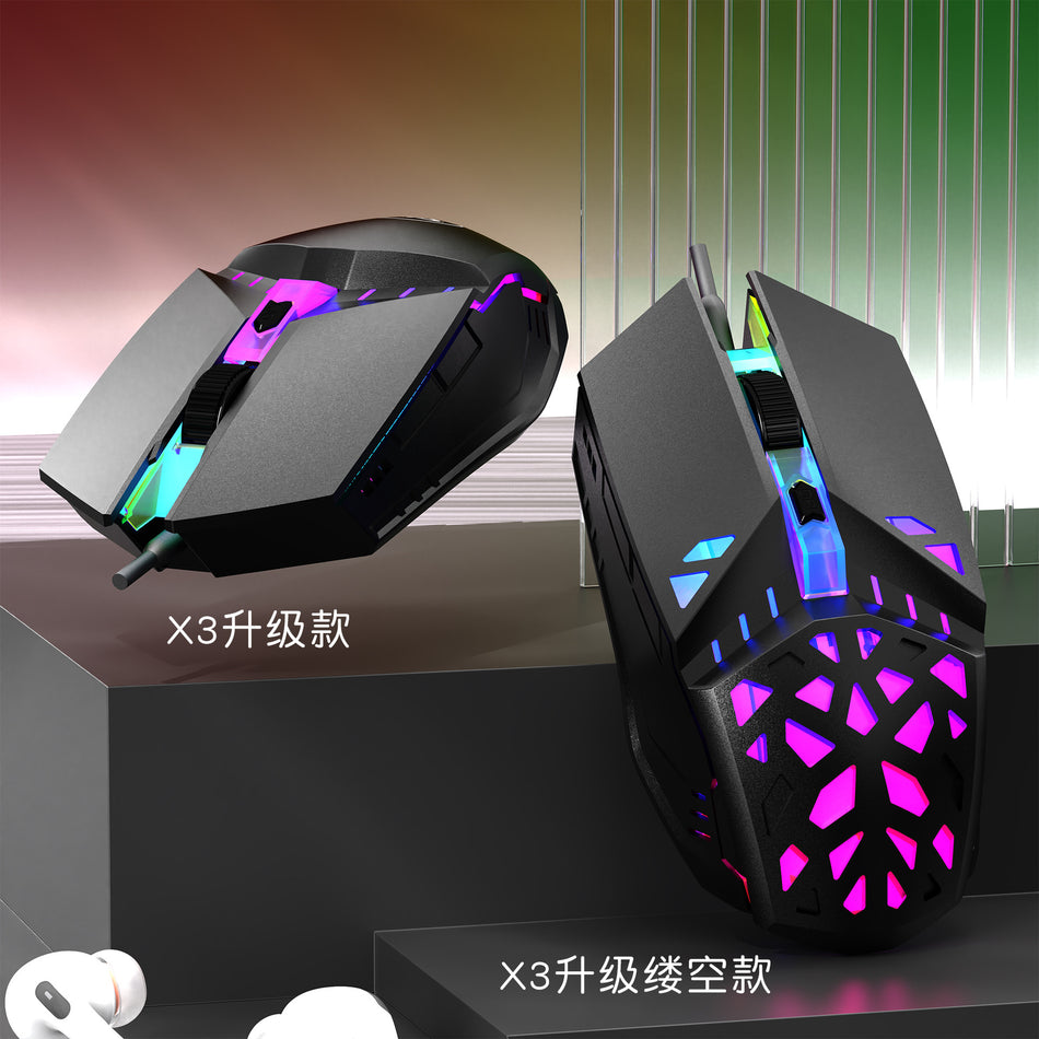 Wired USB Luminous Gaming Mouse | Ergonomic Esports Design