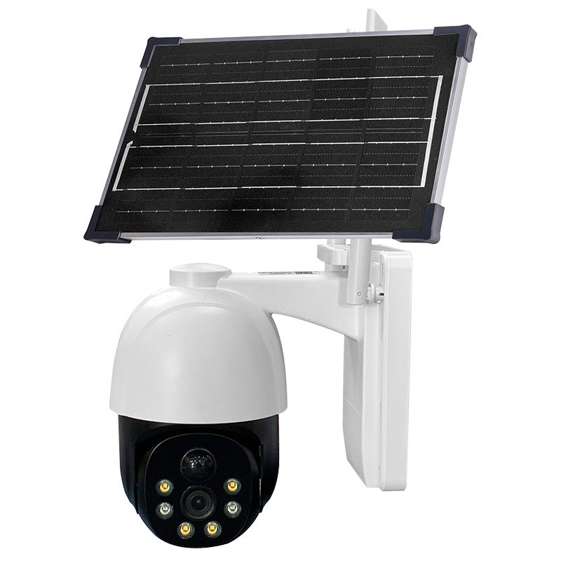 Solar 4G Wireless Gun Ball Camera for Outdoor Night Security