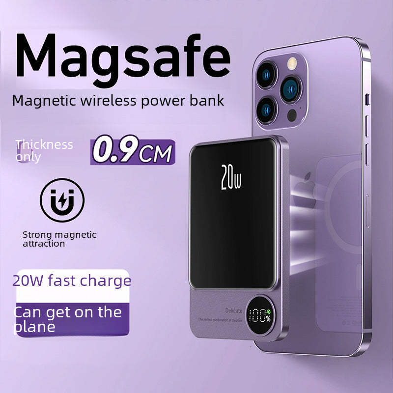 CYKE Metal Magnetic Power Bank – Fast & Stylish