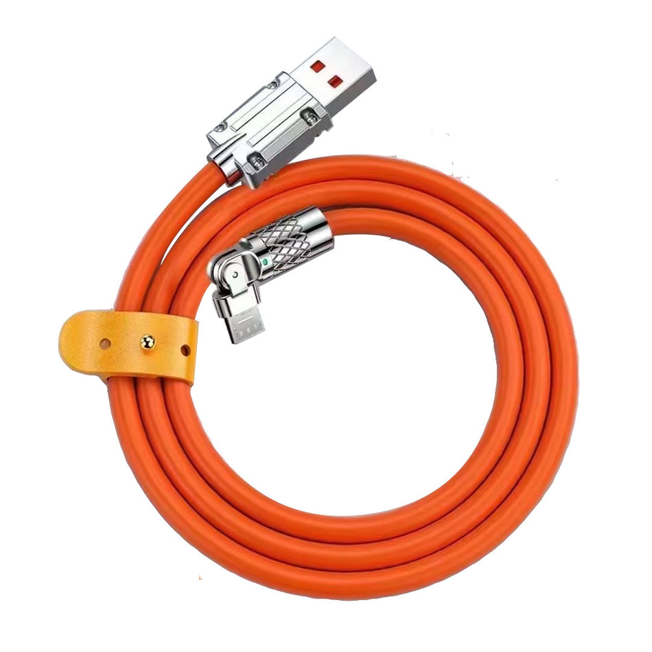120W Zinc Alloy 3-in-1 Super Fast Charging Cable