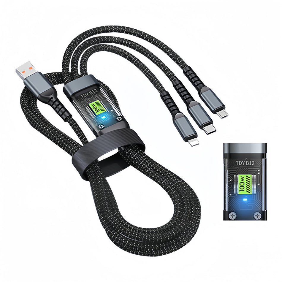 100W Fast Charging Cable for Apple Android Type-C