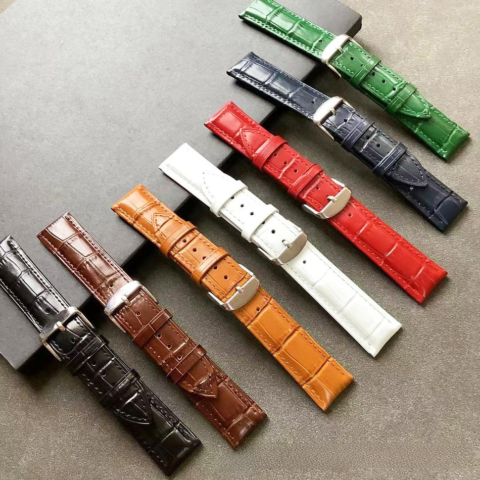Genuine Leather Watch Strap – Cowhide, Pin or Butterfly