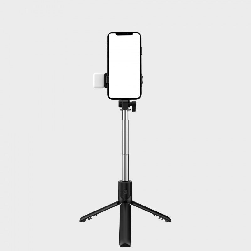 Long Selfie Stick with Beauty Lamp & Bluetooth Tripod
