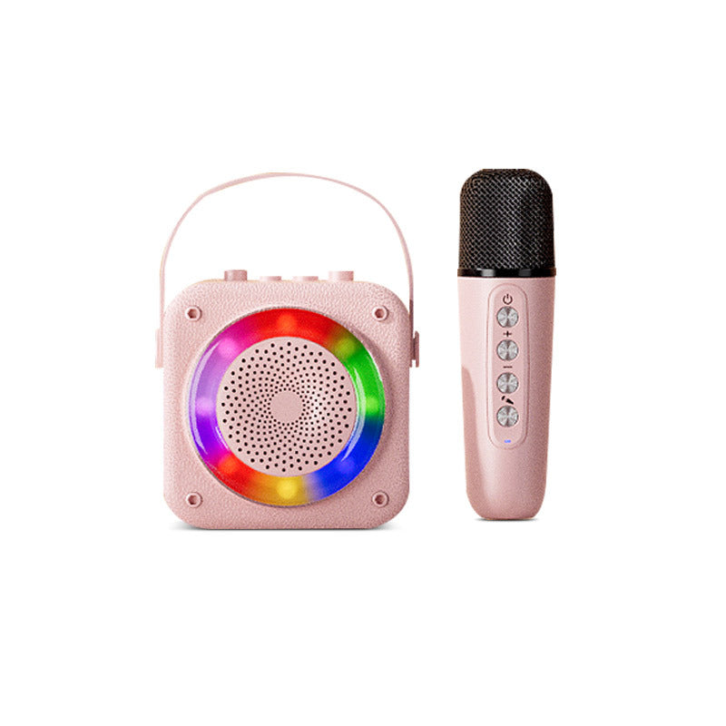 K11 Dual Wireless Bluetooth Karaoke Mic – Portable Colorful Speaker