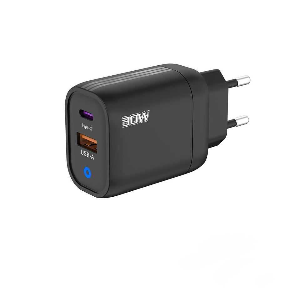 PD30W Multi-Port U+C Charger (EU/US/UK, Apple/Huawei)
