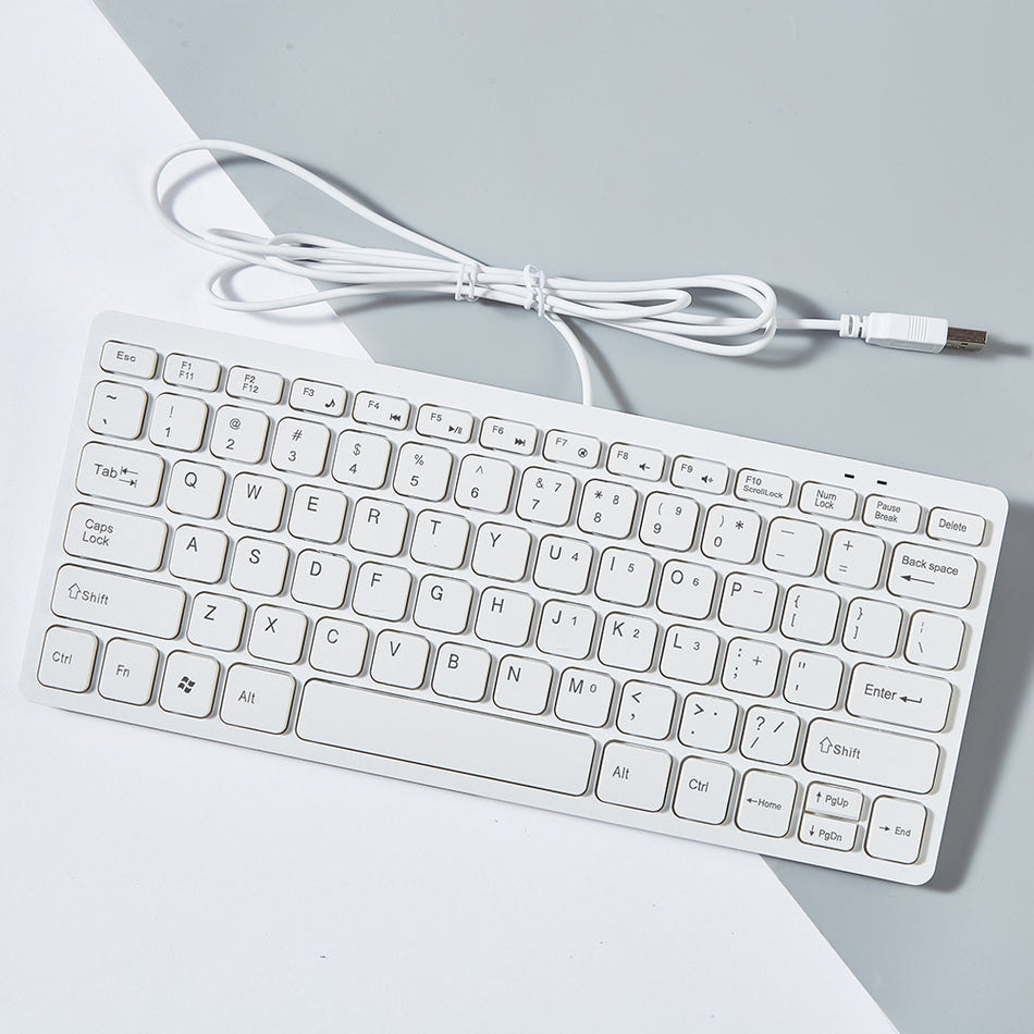 Mini USB Wired Chocolate Keyboard Silent Keypad