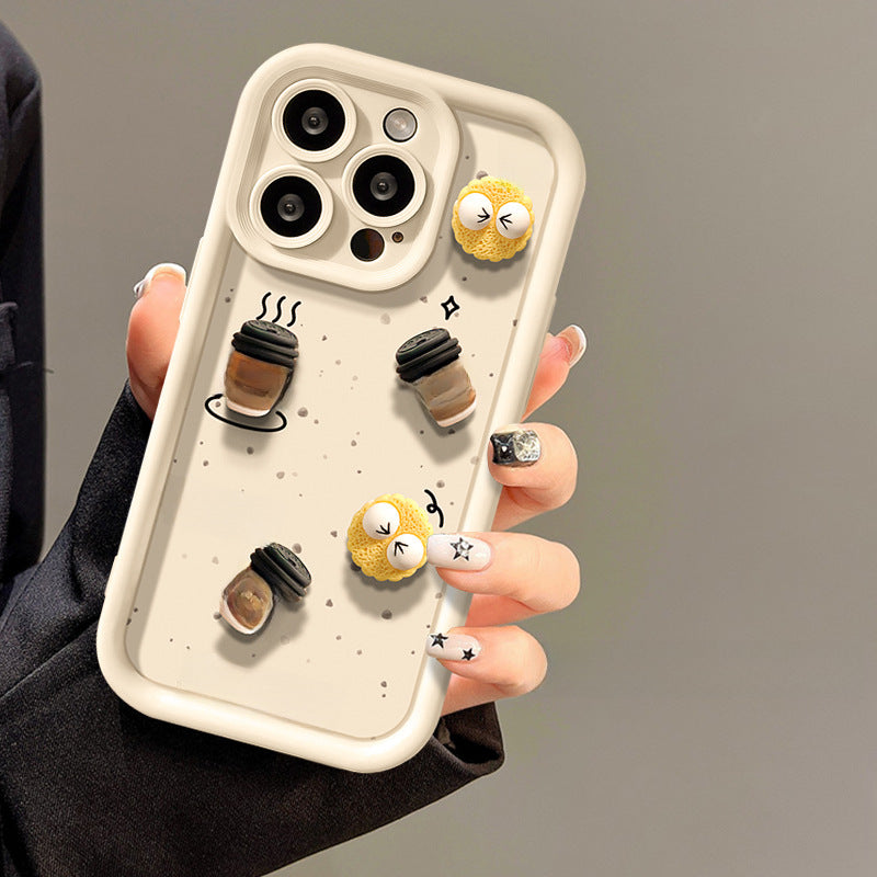 Cute Biscuit iPhone Case Coal Ball Design for Girls