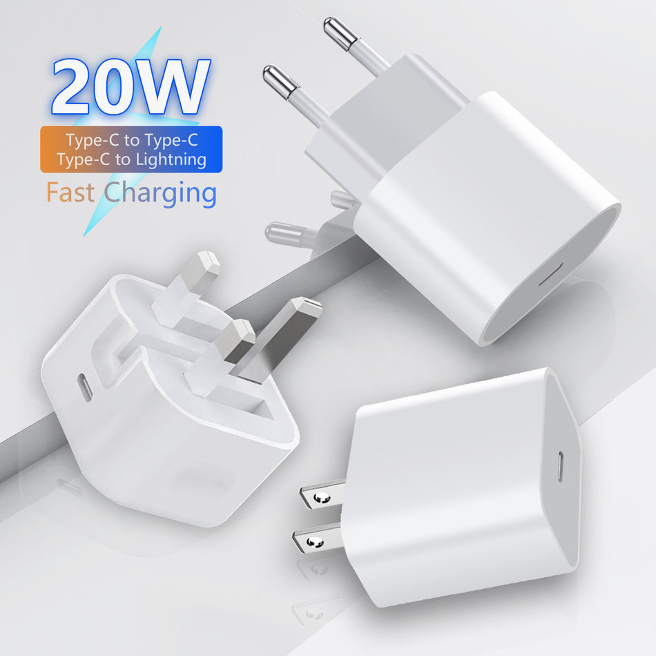 PD 20W Fast Charger – For iPhone 13/14 Series