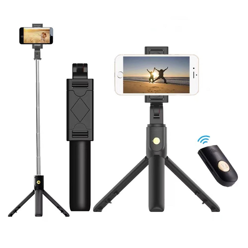 Multi-Function Bluetooth Selfie Stick Tripod for Live & Travel