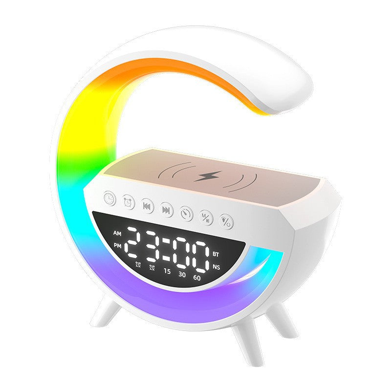 Wireless Charging Bluetooth Speaker Alarm Clock G3414