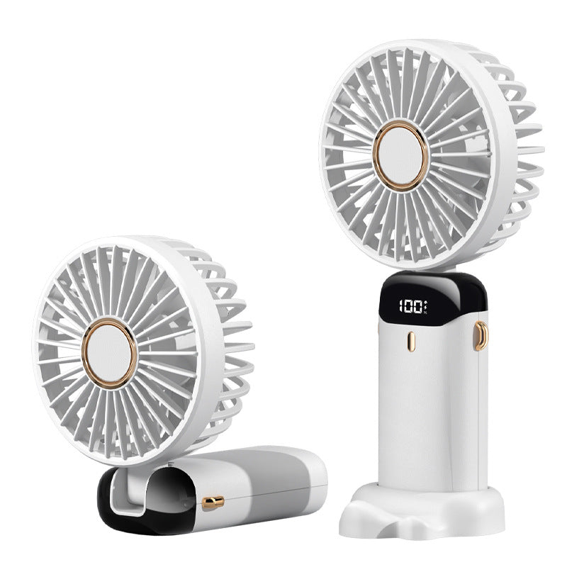 USB Handheld Mini Fan – Foldable Portable Desktop Fan with Aromatherapy