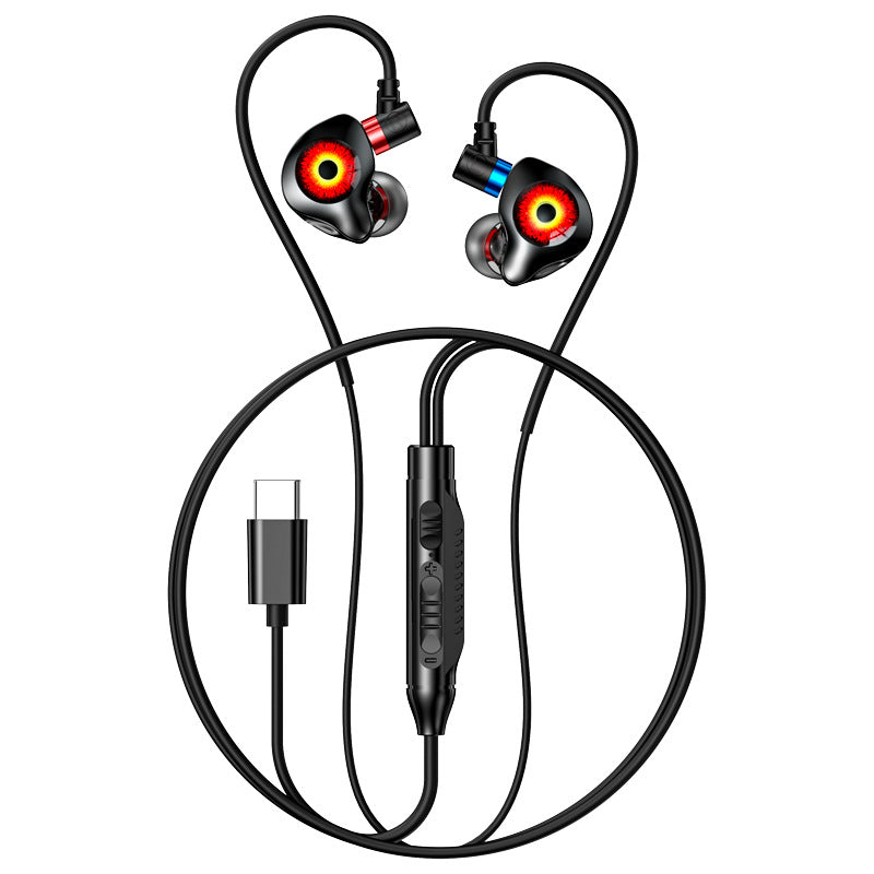 Professional Chicken Game Type-C Wired In-Ear Headset