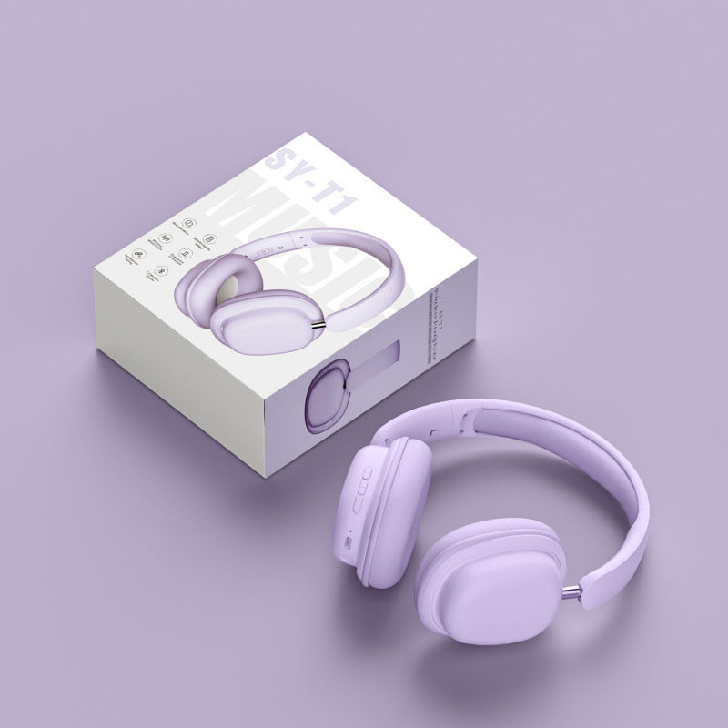 T1 Foldable Wireless Gaming Headphones with Detachable Mic
