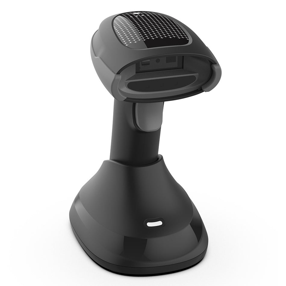 Bluetooth Wireless 2D Barcode Scanner with Base – Long-Range & Fast