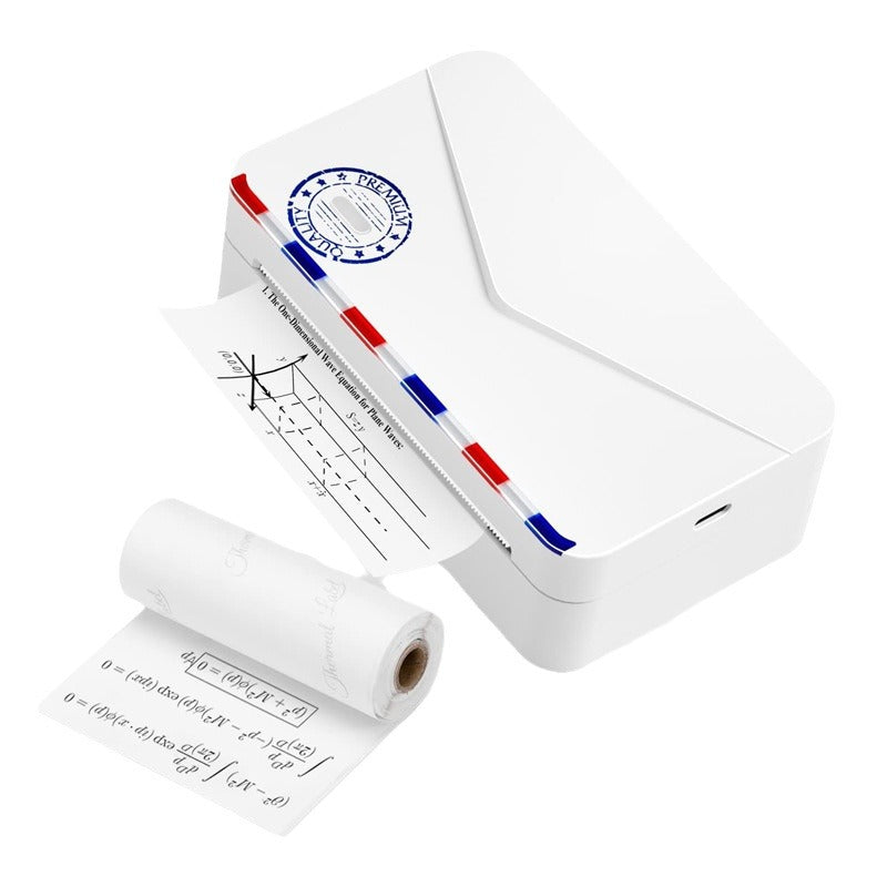 Portable Bluetooth Ink-Free Mini Thermal Printer - 300DPI