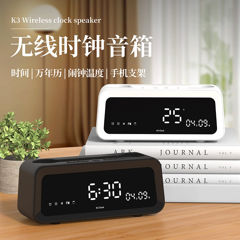 K3 Alarm Clock Speaker – Dual Alarm & Bass Boost