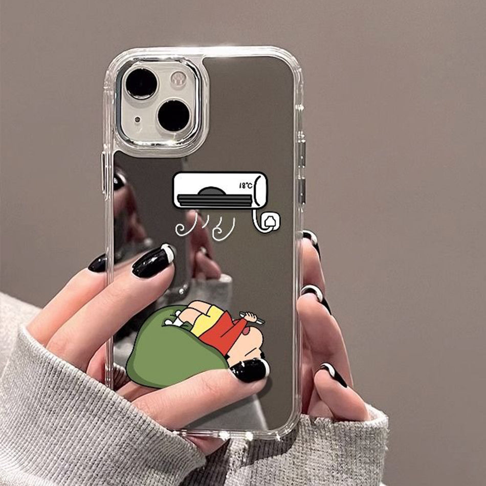 Couples Mirror Case with Chain for Vivo Y53s