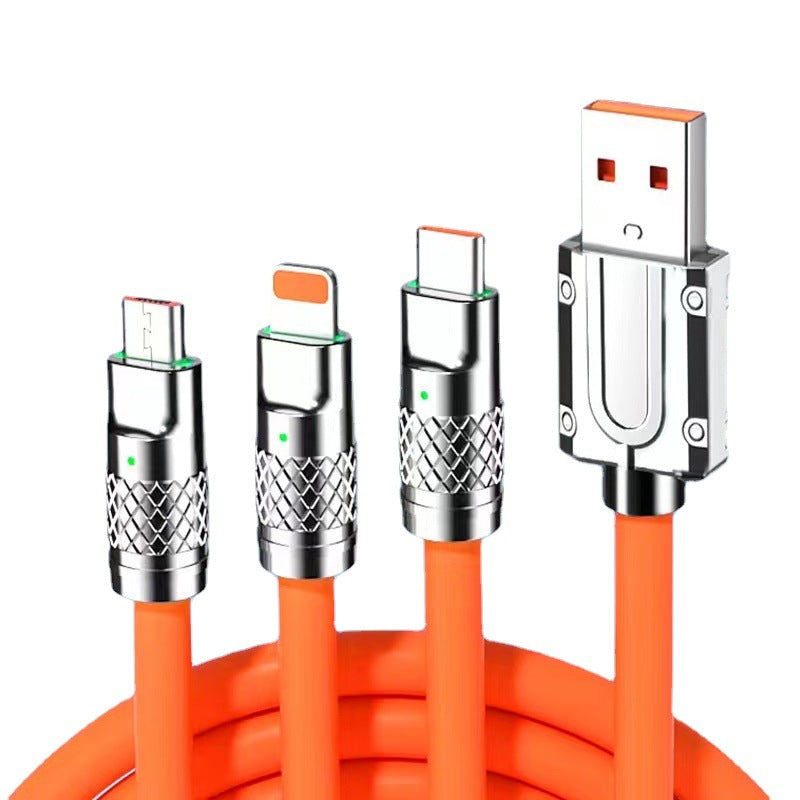 Wholesale 120W 3-in-1 USB Super Fast Charging Cable