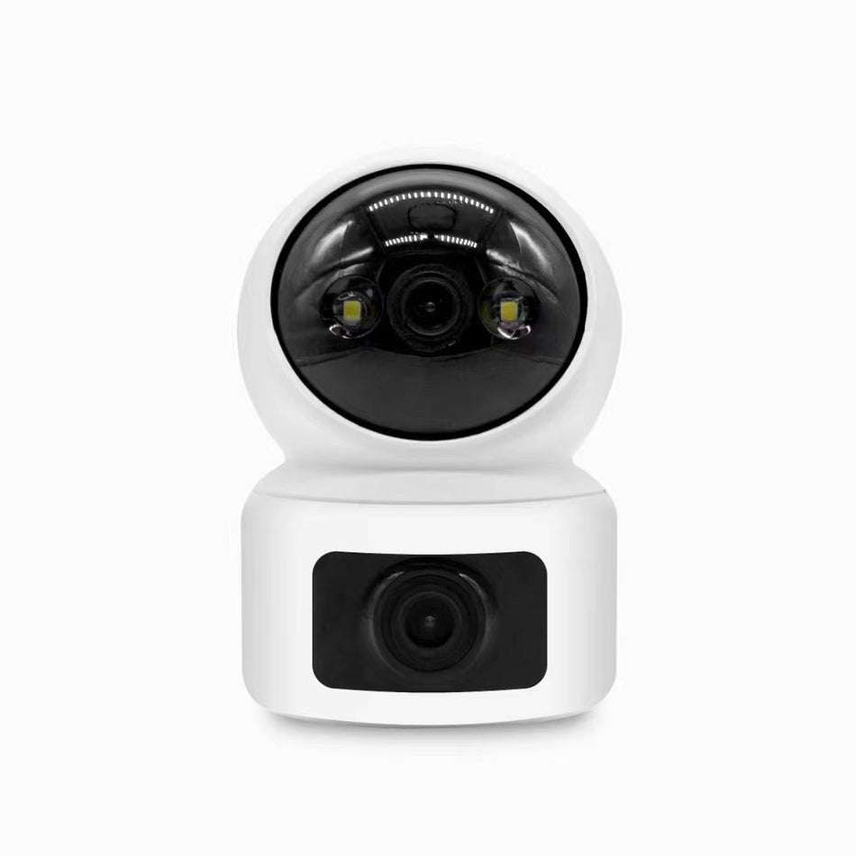 HD 360° Binocular Indoor Camera with Night Vision & WiFi