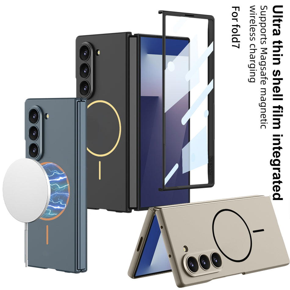 Ultra-Thin Magnetic Ring Flip Case – Samsung Z Fold 7