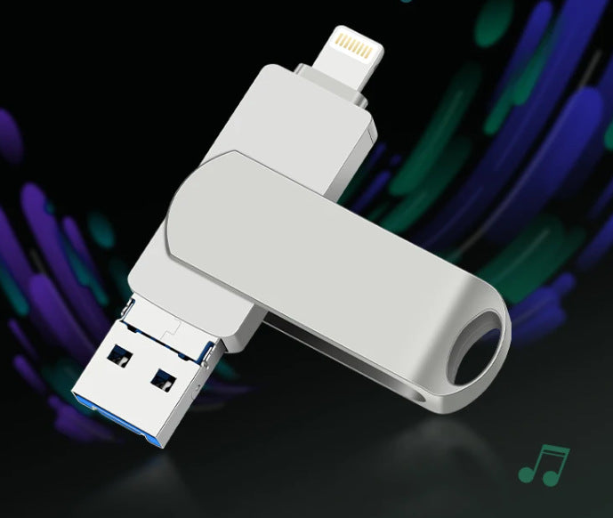 4 in 1 USB 3.0 Flash Drive 128GB for iPhone