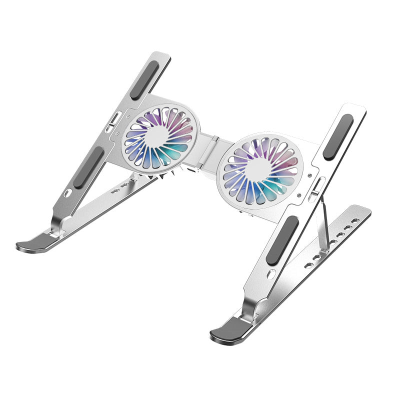 Foldable Liftable Laptop Cooling Fan Bracket