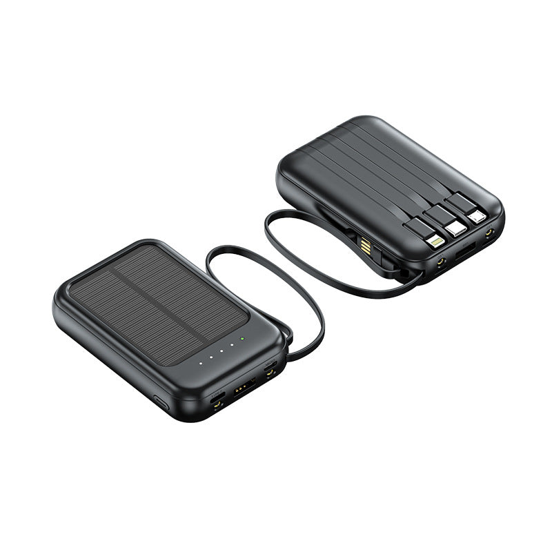 20000mAh Mini Solar Power Bank – Portable Mobile Charger with Custom Logo