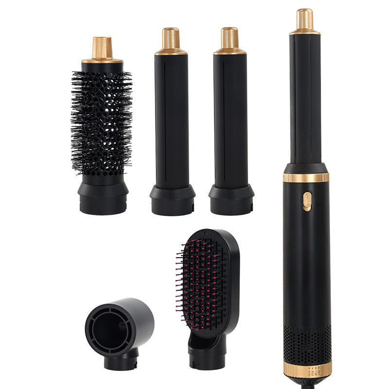 5-in-1 Curling Wand & Blow Comb – Straighten & Curl
