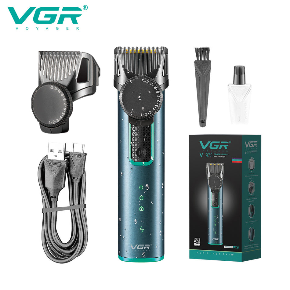 VGR973 Waterproof Rechargeable Hair Trimmer