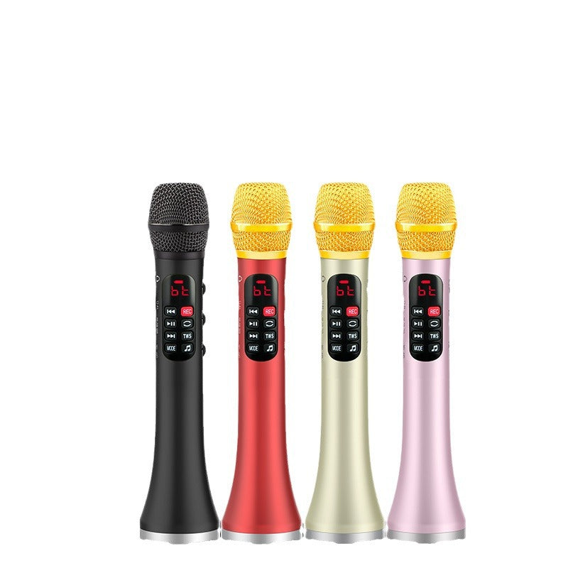 Wireless Bluetooth K-Song Mic – Integrated Sound Card Live Handheld Mic