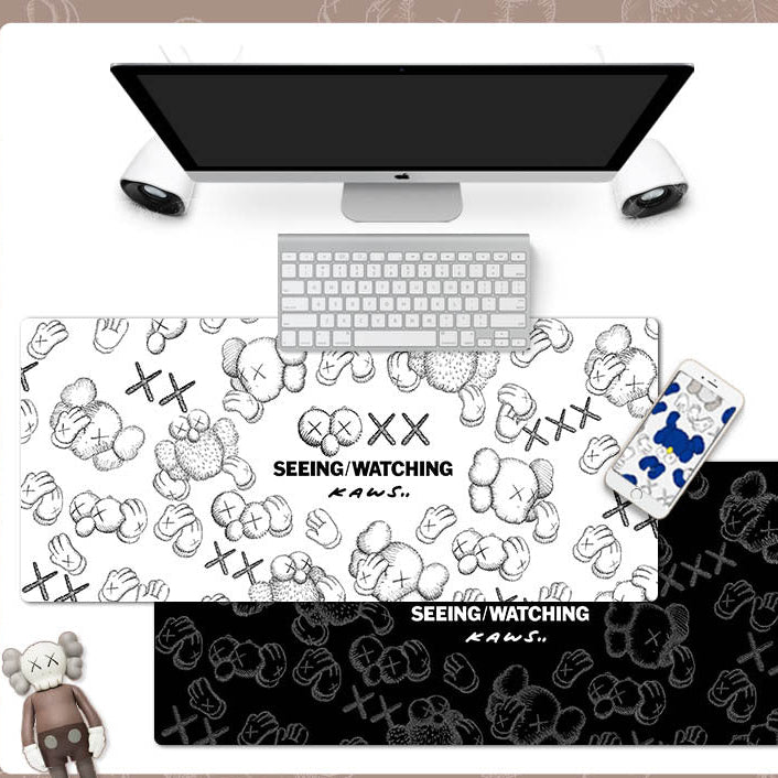 Kaws Sesame Street Extra Large Mouse Pad